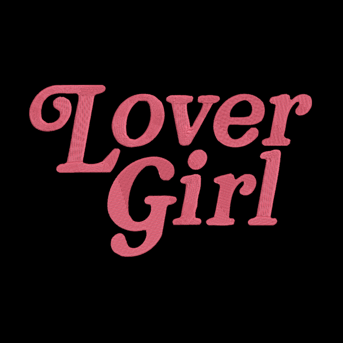 Lover Girl Embroidery File Pattern | Instant Download