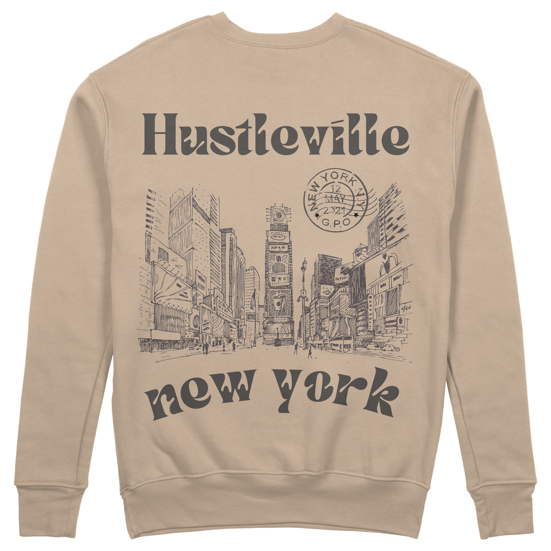 Hustle and Heart Premium Crewneck Sweater