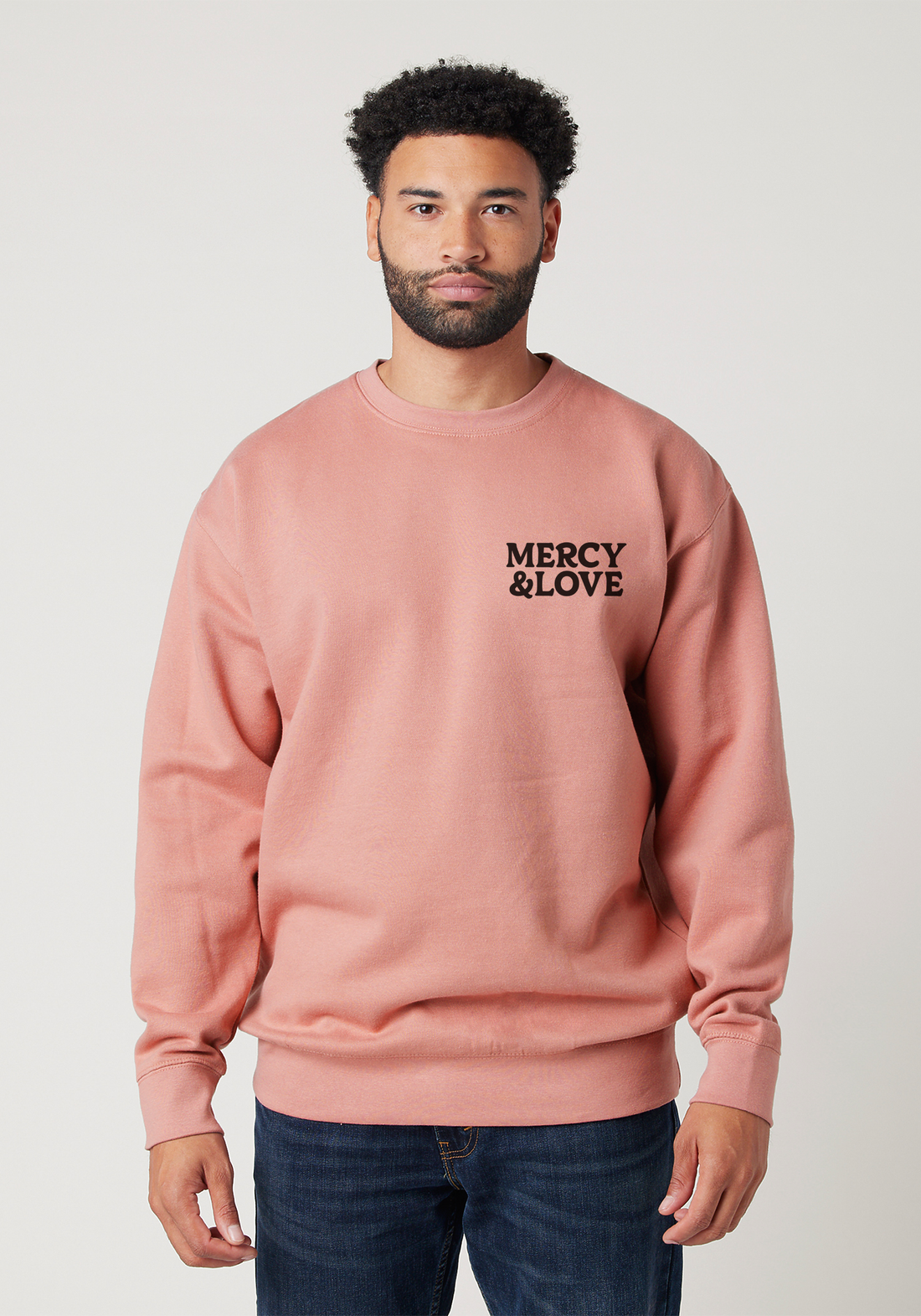 Show Mercy, Spread Love Premium Crewneck Sweater