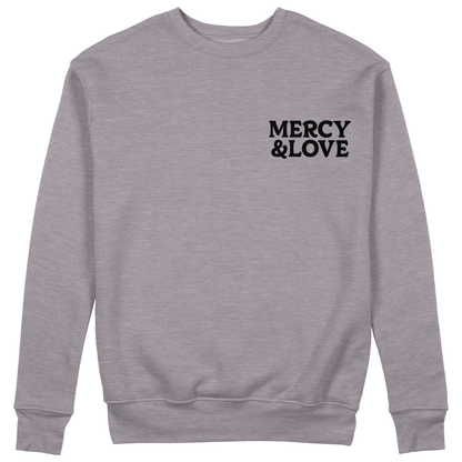 Show Mercy, Spread Love Premium Crewneck Sweater