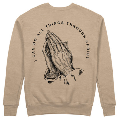 Philippians 4:13 Premium Crewneck Sweater