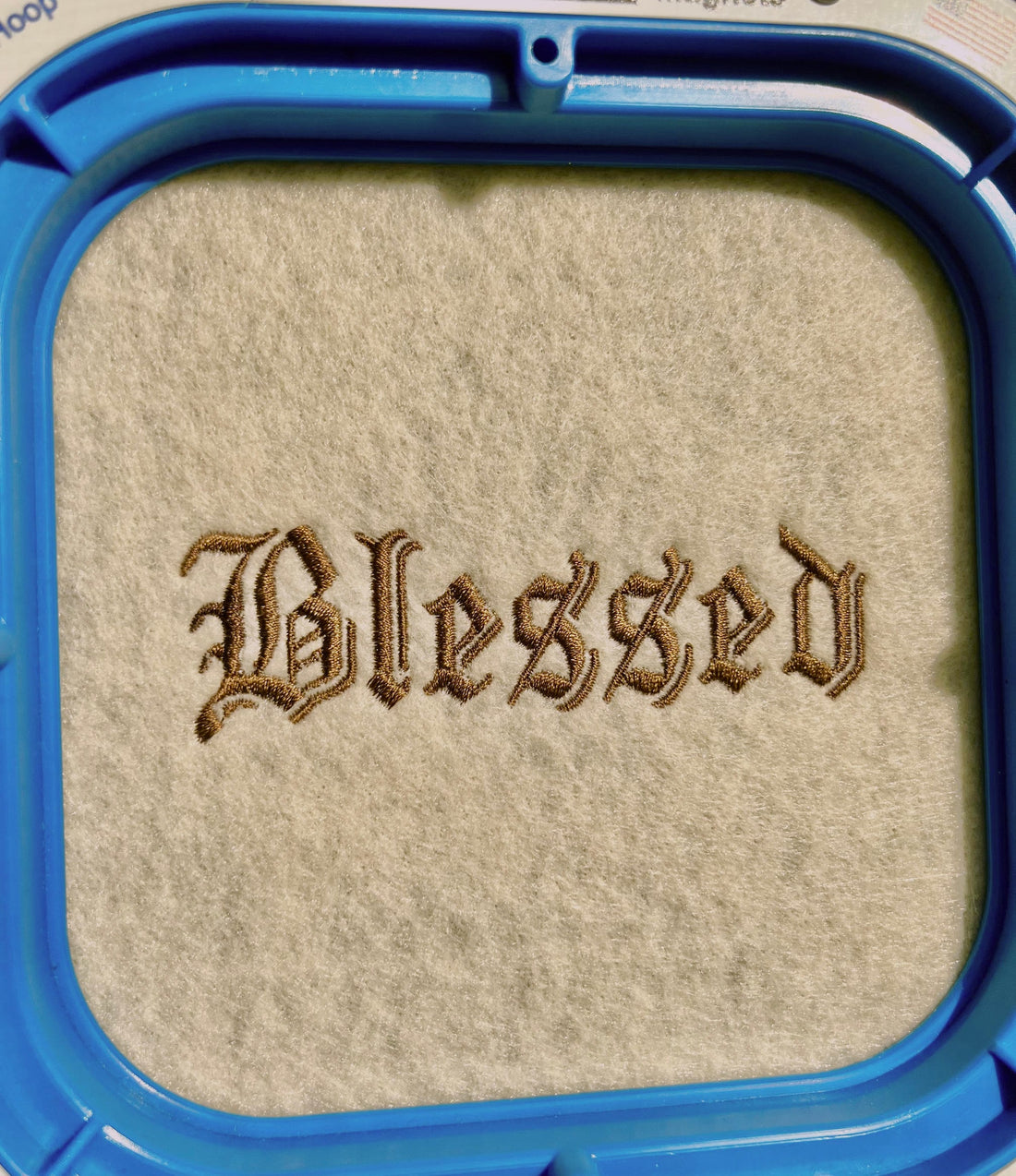 Blessed Embroidery File Pattern | Instant Download