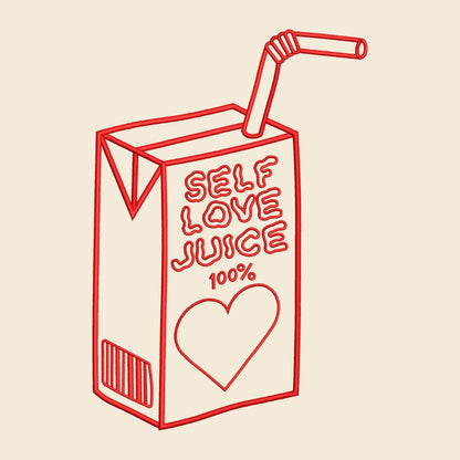 Self Love Juice Embroidery File Pattern | Instant Download