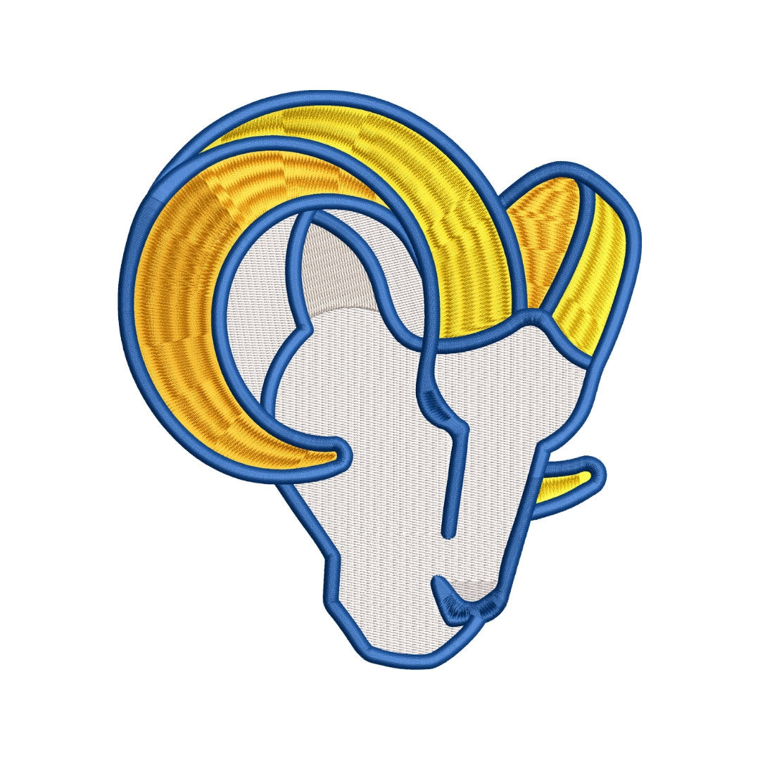 Rams Head Embroidery File Pattern | Instant Download