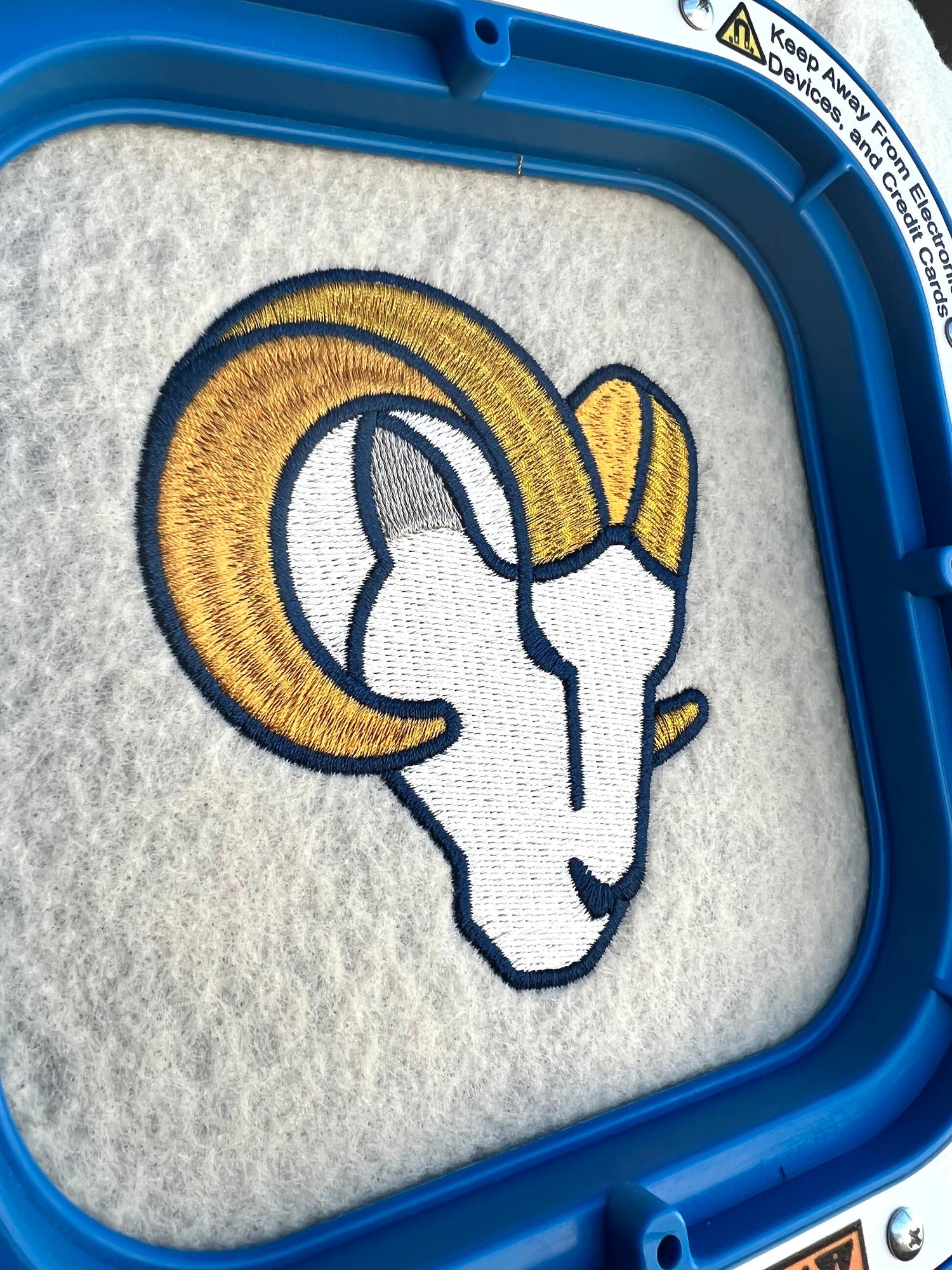 Rams Head Embroidery File Pattern | Instant Download