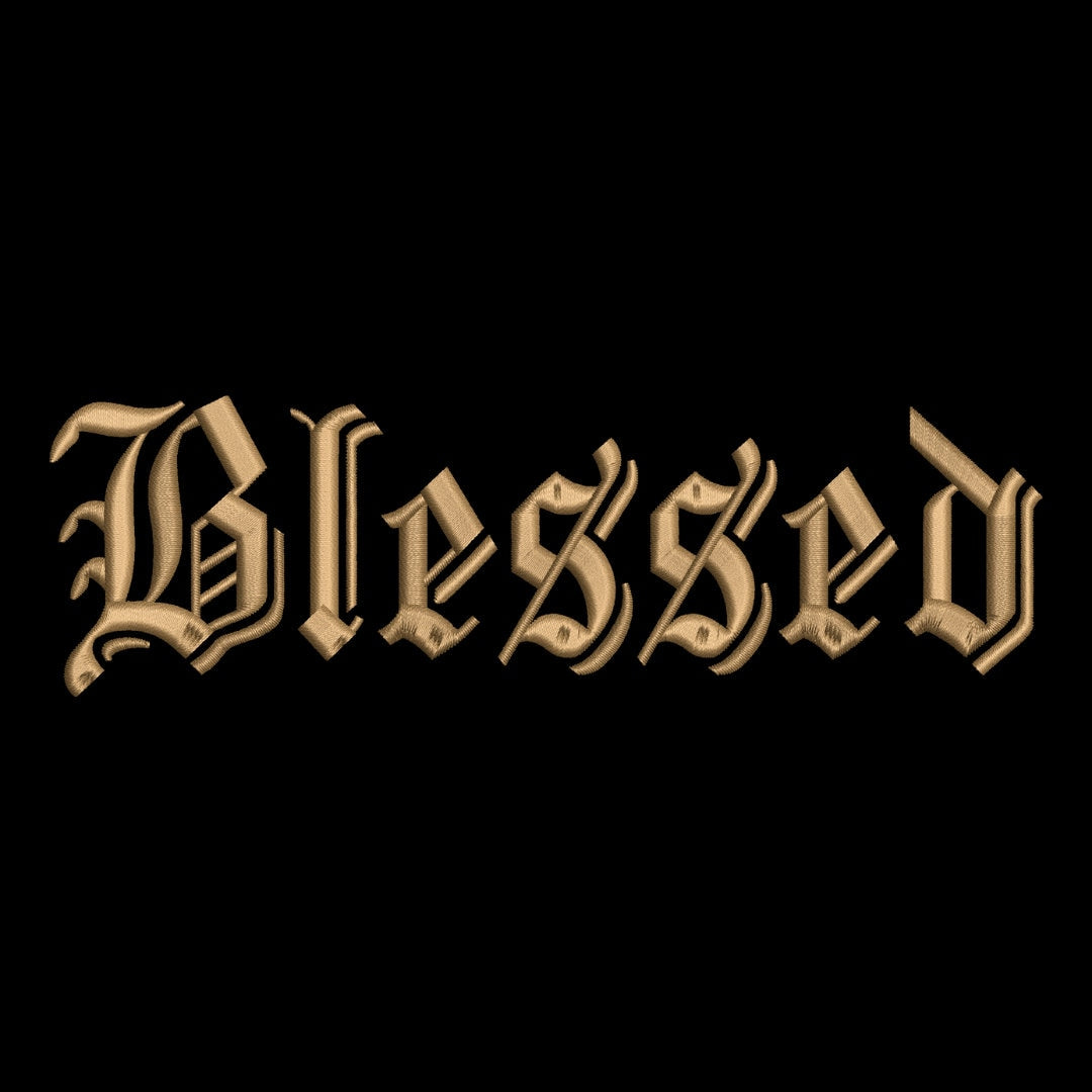 Blessed Embroidery File Pattern | Instant Download