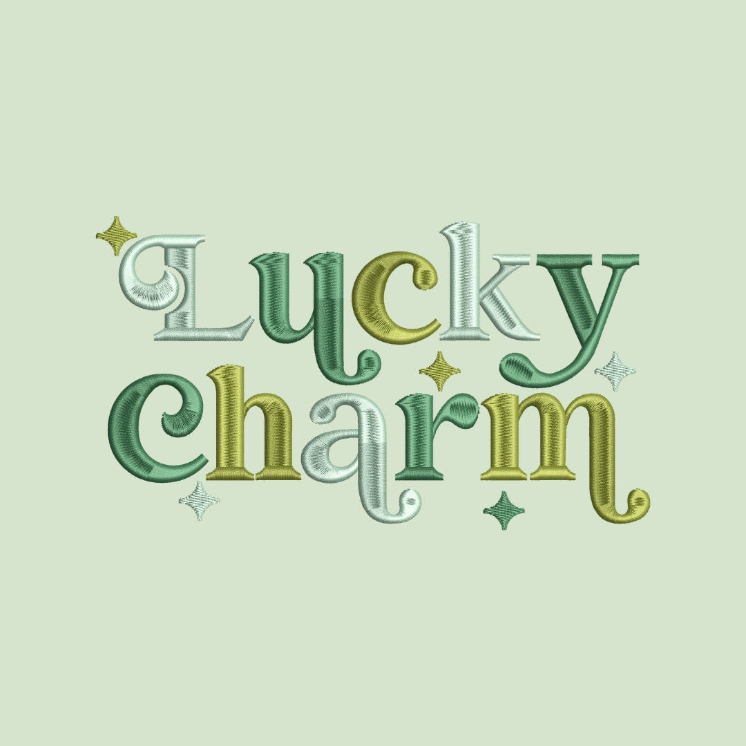 Lucky Charm Embroidery File Pattern | Instant Download