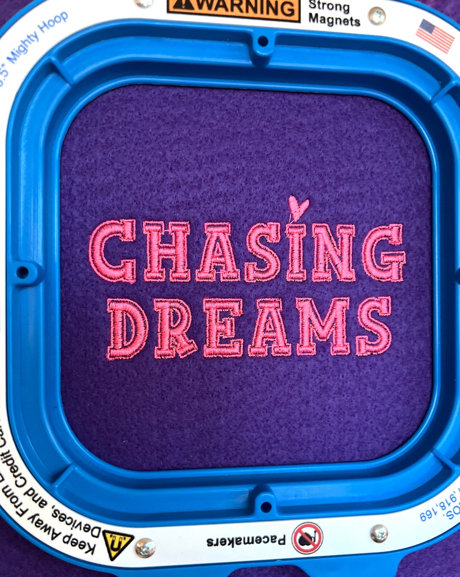 Chasing Dreams Embroidery File  Pattern | Instant Download